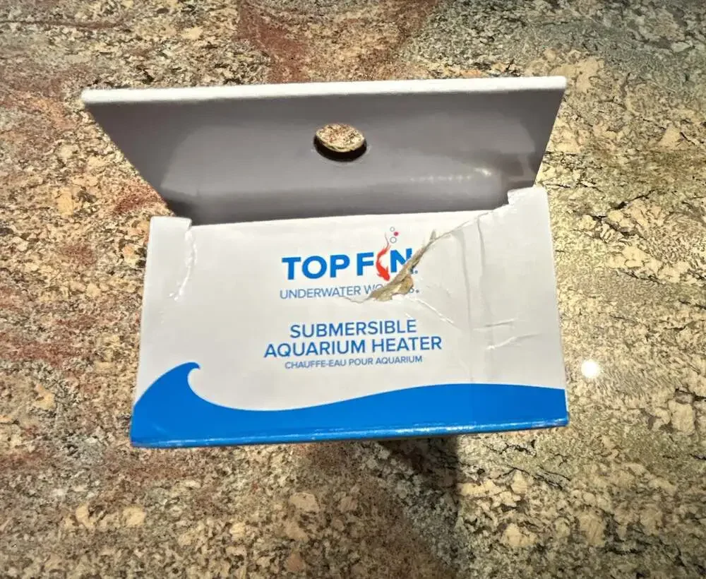 Top Fin 50 Watt Submersible Aquarium Heater for Up to 15 Gallon Aquariums